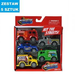 DUŻE AUTA "SŁUŻBY MIEJSKIE" - 5 szt.