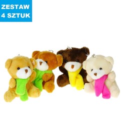 PLUSZAKI "MISIE -2" - 4 szt.