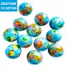 PIŁKI PIANKOWE "GLOBUS" - 12 szt.