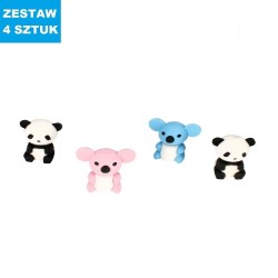 GUMKI SZKOLNE "PREMIUM - MISIE" - 4 szt.