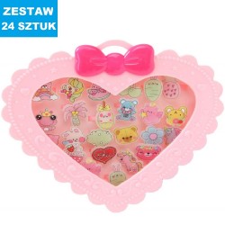 PIERŚCIONKI "BAJKOWE"- 24 szt.