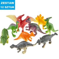 MINI DINOZAURY "SERIA - 2" - 12 szt.