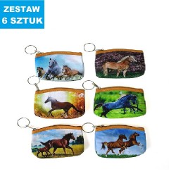 PORTMONETKI "KONIE" - 6 szt.