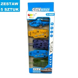 POJAZDY "CITY-NAVY" - 5 szt.