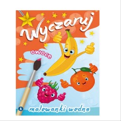 MALOWANKI WODNE "WYCZARUJ OWOCE"