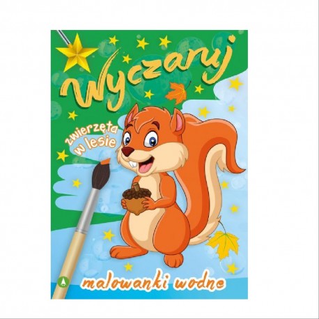 MALOWANKI WODNE "WYCZARUJ ZWIERZĄTA W LESIE"