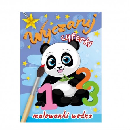 MALOWANKI WODNE "WYCZARUJ CYFERKI"