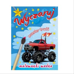 MALOWANKI WODNE "WYCZARUJ MONSTER TRUCKI"