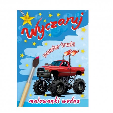 MALOWANKI WODNE "WYCZARUJ MONSTER TRUCKI"