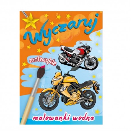MALOWANKI WODNE "WYCZARUJ MOTOCYKLE"