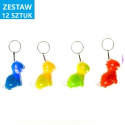 BRELOKI ŚWIECĄCE "SERIA  - 13" - 12 szt.