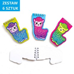 NOTESIK "LAMA-1" - 6 szt.