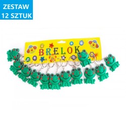 BRELOKI "ŻABKI-6"- 12 szt.