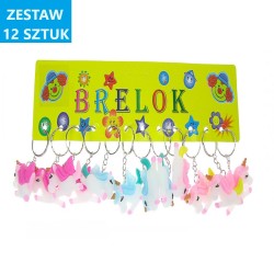 BRELOKI "JEDNOROŻEC - 23"- 12 szt.