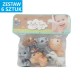 ZWIERZĄTKA "BATH - 4" - 6 szt.