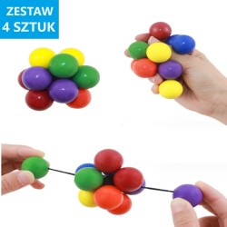 ZABAWKA SENSORYCZNA "KORALIKI" - 4 szt.