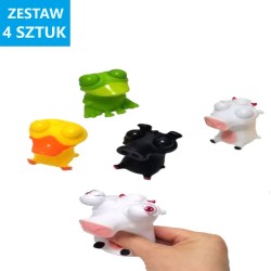 GNIOTKI  "ZWIERZĄTKA - EYE" (SERIA-1) - 4 szt.