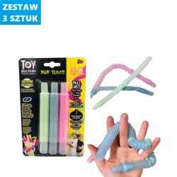ZABAWKA SENSORYCZNA "TUBA-ŚWIECĄCAW CIEMNOŚCI" - 3 szt.