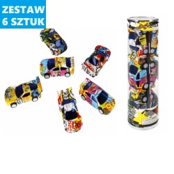 AUTKO METALOWE W TUBIE "SERIA - 5"- 6 szt.