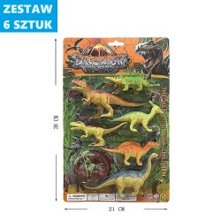 DINOZAURY "SERIA - 52" - 6 szt.