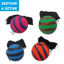 CIĘŻKIE PIŁKI NA GUMCE "SERIA 3"- 4 szt.
