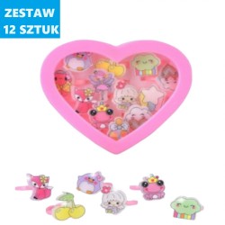 PIERŚCIONKI "SERIA - 17" - 12 szt.