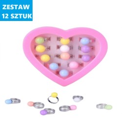 PIERŚCIONKI "SERIA - 19" - 12 szt.
