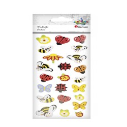 NAKLEJKI PIANKOWE "OWADY"