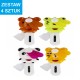 WIATRACZEK "ANIMAL FAN"- 4 szt.
