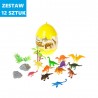 MINI DINOZAURY W JAJKU "SERIA - 1" - 12 szt.