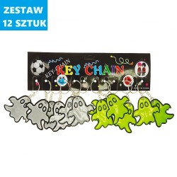 BRELOKI ODBLASKOWE "DUSZEK" - 12 szt.