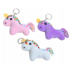 DUŻY BRELOK PLUSZOWY "JEDNOROŻEC" - 1 szt.