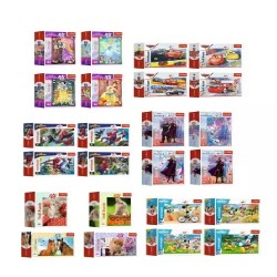 MINI PUZZLE  "MIX WZORÓW"- 1 szt.