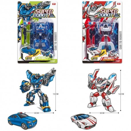 FIGURKA ROBOT/AUTO "SUPER ROBOT" - 1 szt.