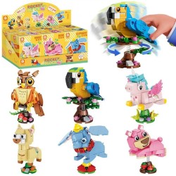 KLOCKI ZWIERZĄTKA NA SPRĘŻYNIE - 1 szt.