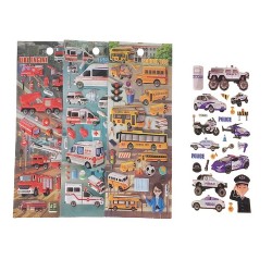 NAKLEJKI "POJAZDY MIEJSKIE"