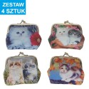 PORTMONETKI "KOCIAKI" - 4 szt.