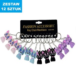 BRELOKI "KOTKI - 3" - 12 szt.