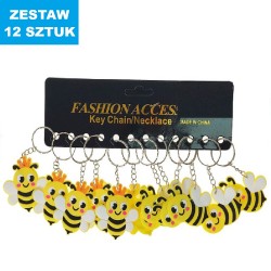BRELOKI "PSZCZÓŁKI - 2" - 12 szt.