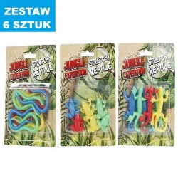 ŻELOWE  "GADY I PŁAZY" - 6 szt.