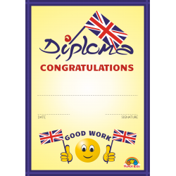 DYPLOMY "J.ANGIELSKI" - 50 SZTUK