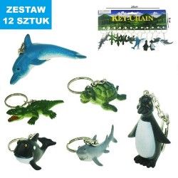 BRELOKI "ZWIERZĘTA WODNE - 2" - 12 szt.