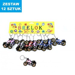 BRELOKI "MOTORY - 4" - 12 szt.