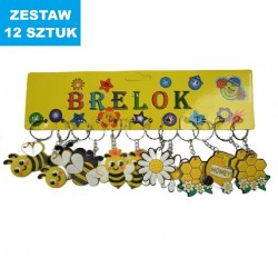 BRELOKI "PSZCZÓŁKI - 3" - 12 szt.