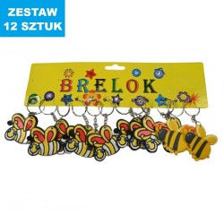 BRELOKI "PSZCZÓŁKI - 4" - 12 szt.