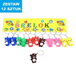 BRELOKI "MISIE - 19" - 12 szt.