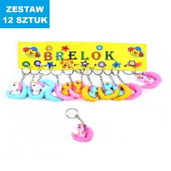 BRELOKI "JEDNOROŻEC - 26"- 12 szt.