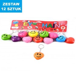 BRELOKI PIANKOWE "SERCE" - 12 szt.