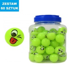 PIŁKI KAUCZUKOWE "BUŹKI - 2" - 60 szt.