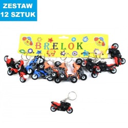 BRELOKI "MOTORY - 5" - 12 szt.